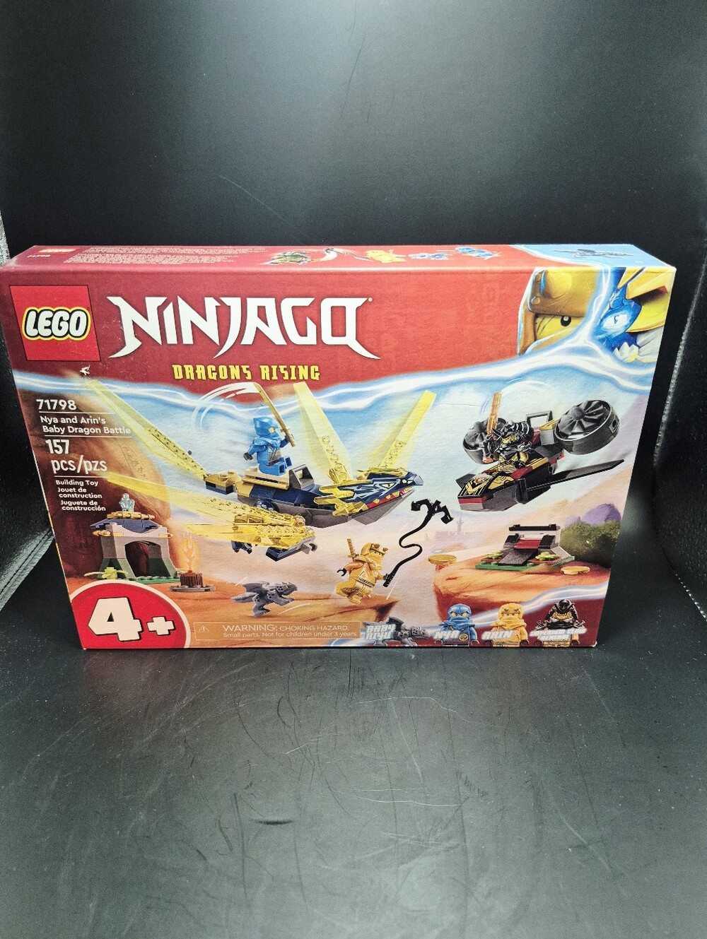LEGO Ninjago Dragons Rising Nya and Arin's Baby Dragon Battle 71798 New Sealed